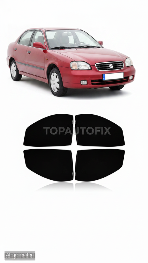 Suzuki Baleno Door sunshade curtain 4 pcs